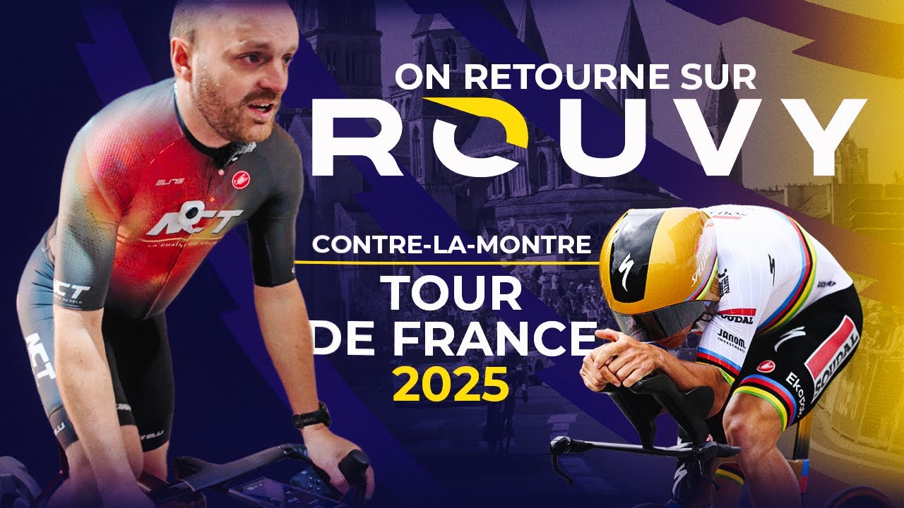 JE FAIS UNE ETAPE DU TOUR AVEC ROUVY (chez moi)