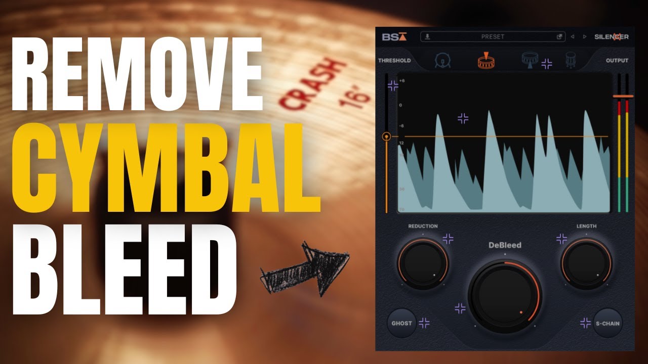 How To Get Rid of Cymbal Bleed in Your Drum Mix | Silencer Plugin