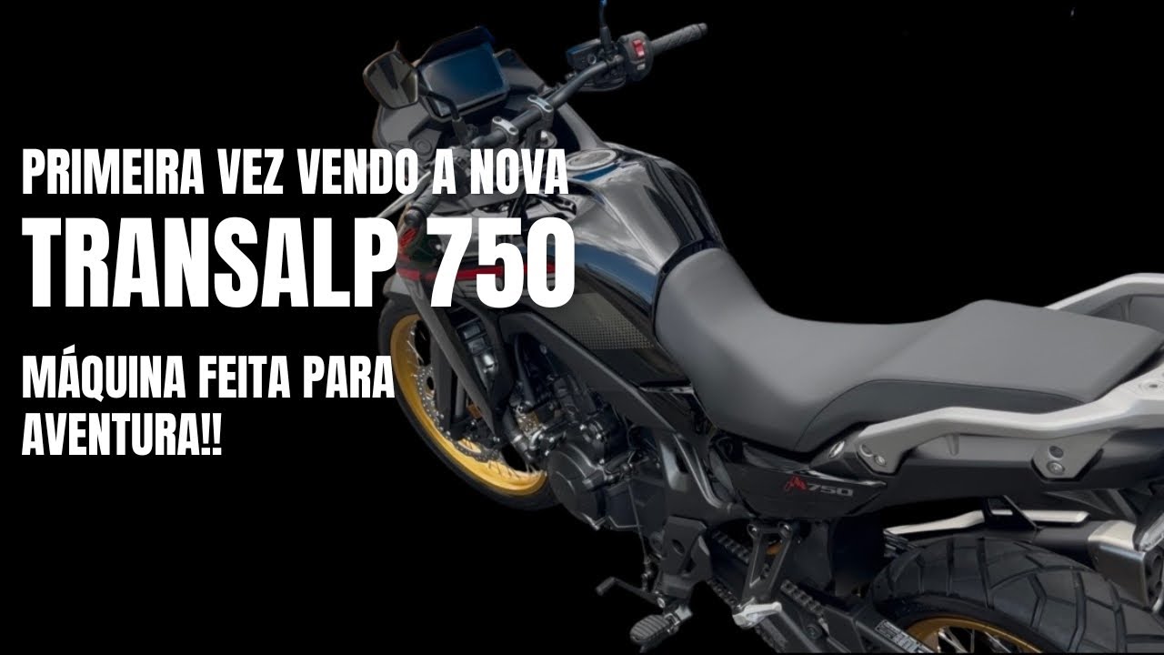 NOVA TRANSALP 750 2026 JÁ ESTÁ NO BRASIL!!