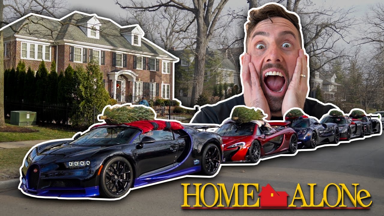 CHRISTMAS TREE HAUL WITH MY HYPERCARS!