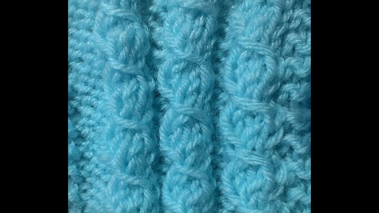 MOCK CABLE RIB KNITTING STITCH PATTERN TUTORIAL