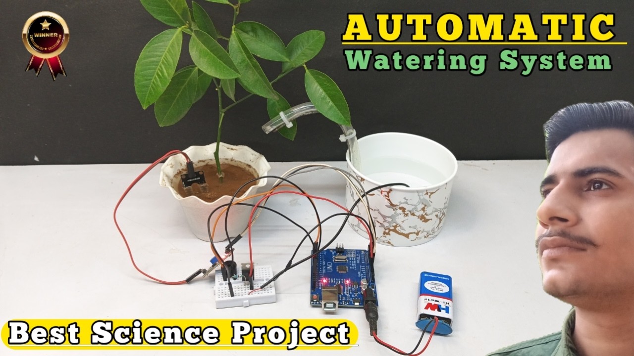 Inspire Science Project | Automatic Plant Watering System| DIY Mode