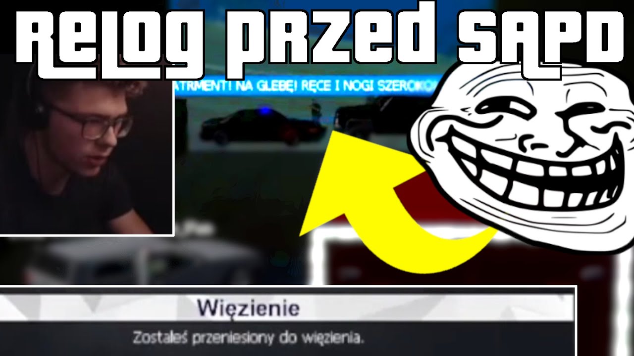 ZBYK.GG mi POM&Oacute;GŁ , RELOG PRZED SAPD MTA 4LIFE SHOT LIVE #mta #4life #momenty #dymy