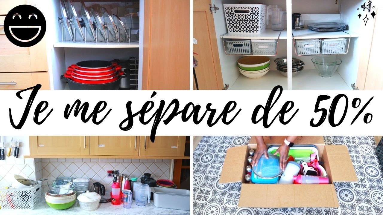GROS DÉSENCOMBREMENT CUISINE 💫RANGEMENT MINIMALISTE: ORGANISATION PLACARD/ EXTREME KITCHEN DECLUTTER