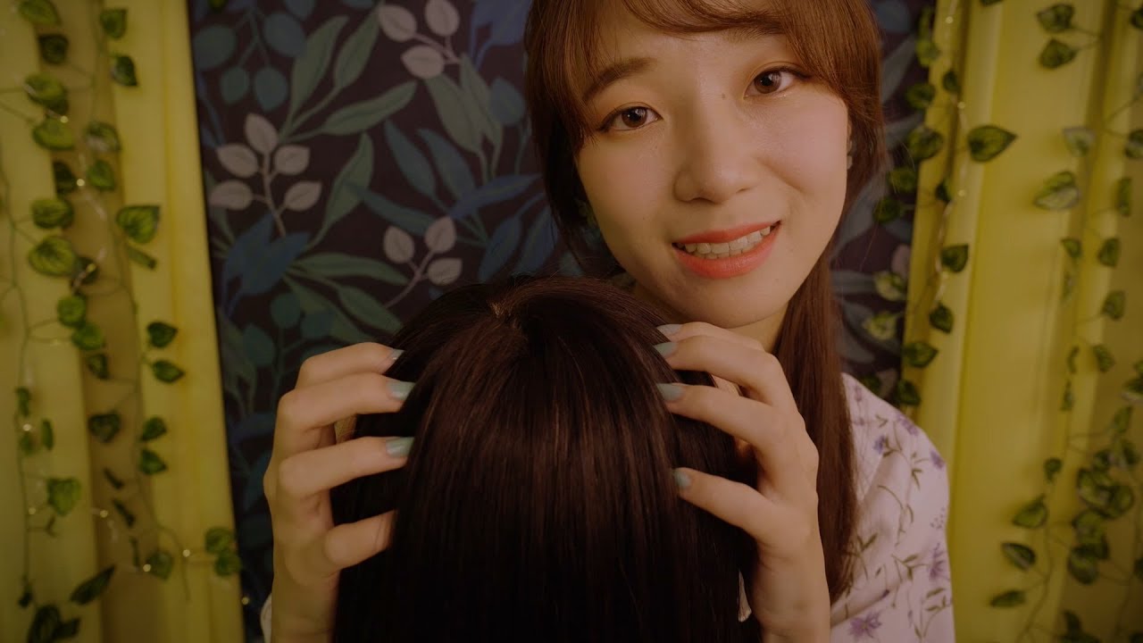 Stress Relieving Scalp Massage💚 ASMR