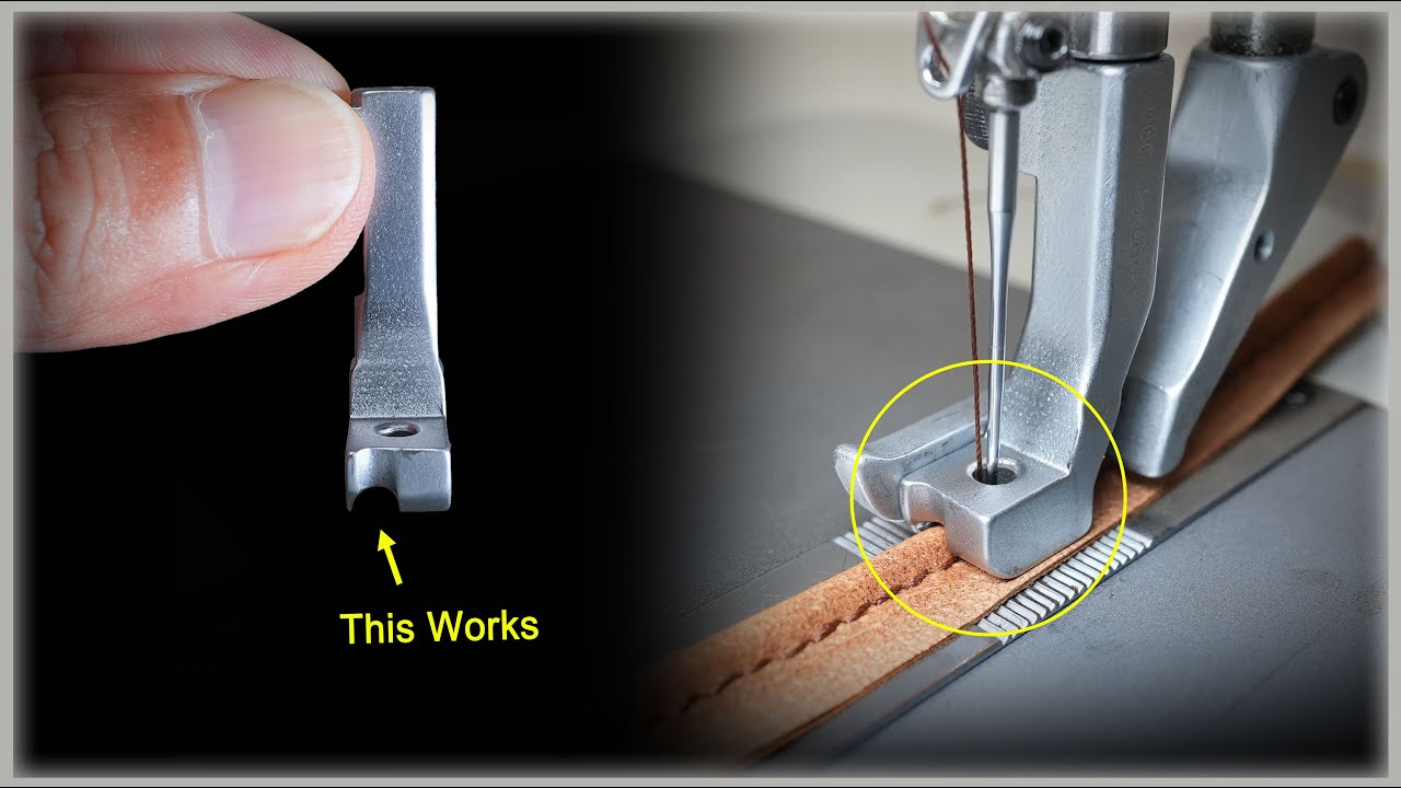 The Presser Foot That Makes Leather Piping 10x Faster—No Glue Needed (For Sewing Machine Beginners)