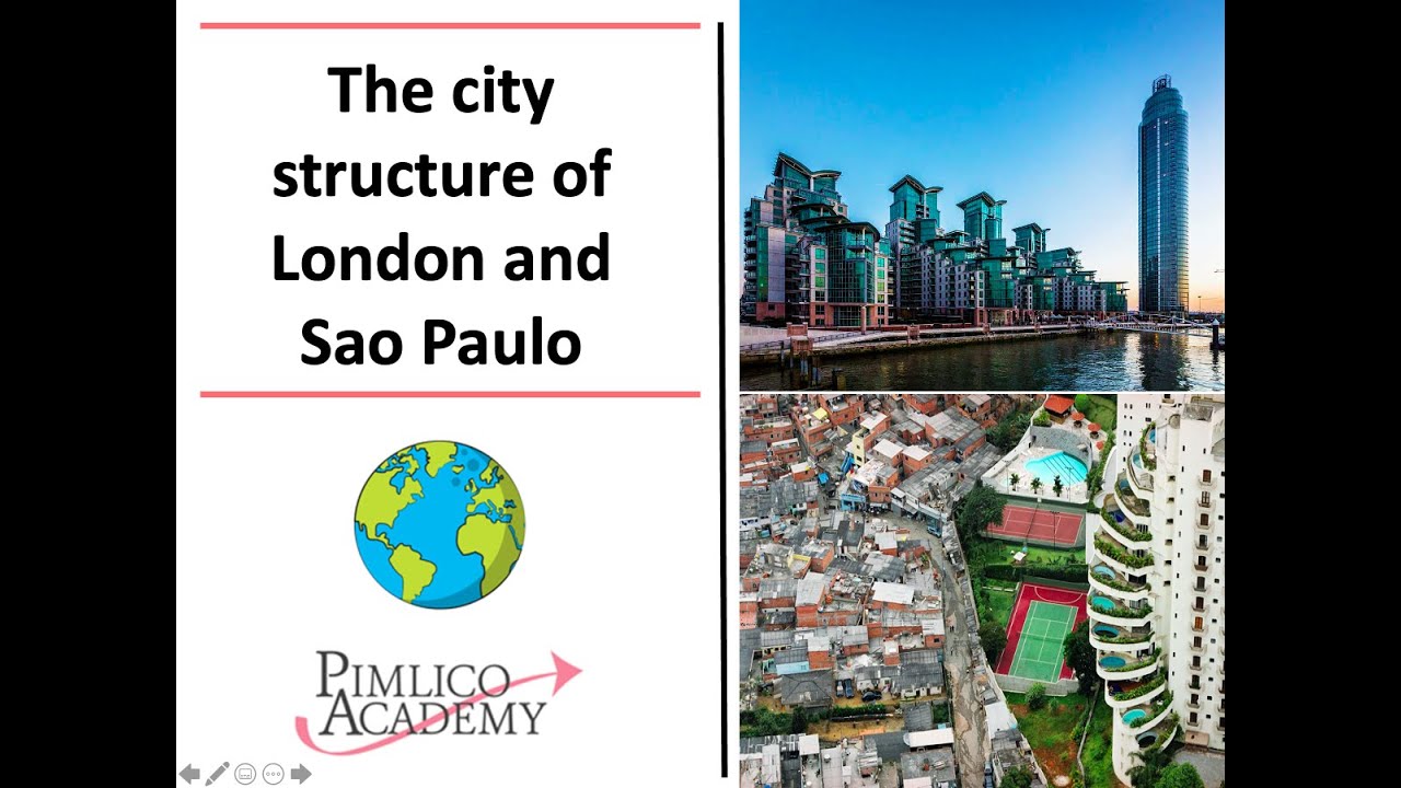 City Structure of London and Sao Paulo