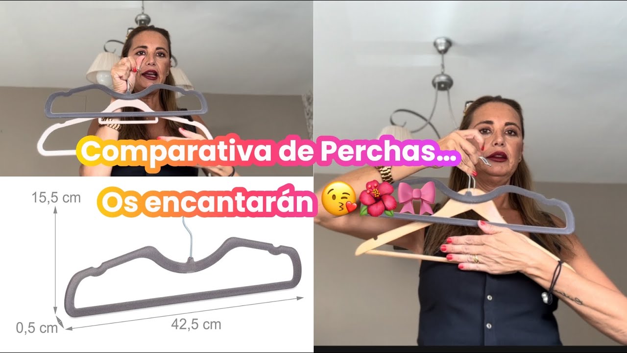 Comparativa de perchas… para optimizar espacios 😘🍁🍂