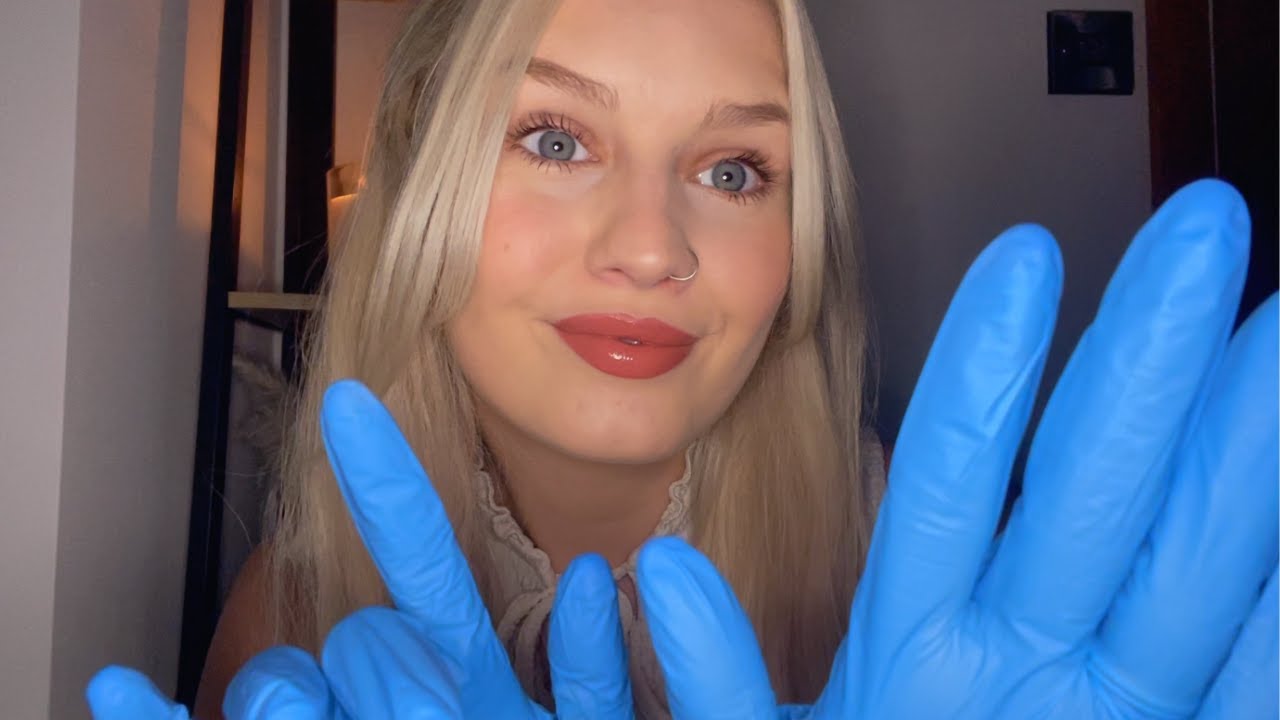 ASMR Latex Gloves | Hand Movements, Face Touching & Soothing Sounds for Relaxation