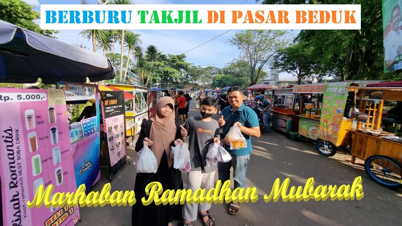 Berburu TAKJIL di Pasar Beduk, Aneka Makanan Buka Puasa Ada Disini