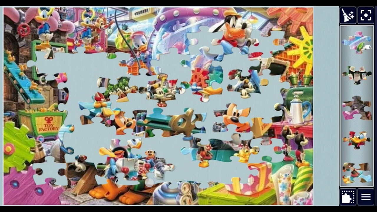 Mickey Mouse 🐭 & Friends: Inside 💠 the SECRET Toy Workshop🏰🐭🎀👑👸🏻//🧩🧩 jigsawpuzzlejourney//🧩🧩