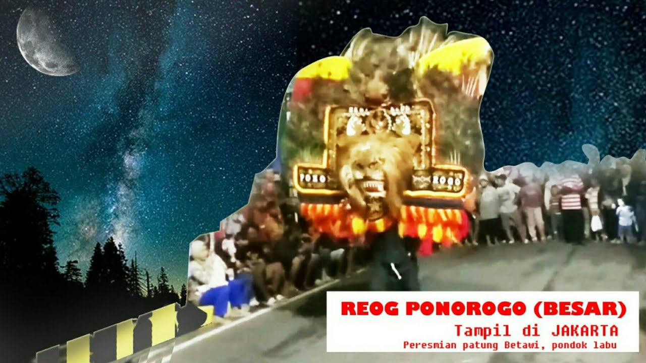 REOG PONOROGO !!! TERBESAR TAMPIL DI JAKARTA♡ PERESMIAN PATUNG BETAWI PONDOK LABU ★kesenian