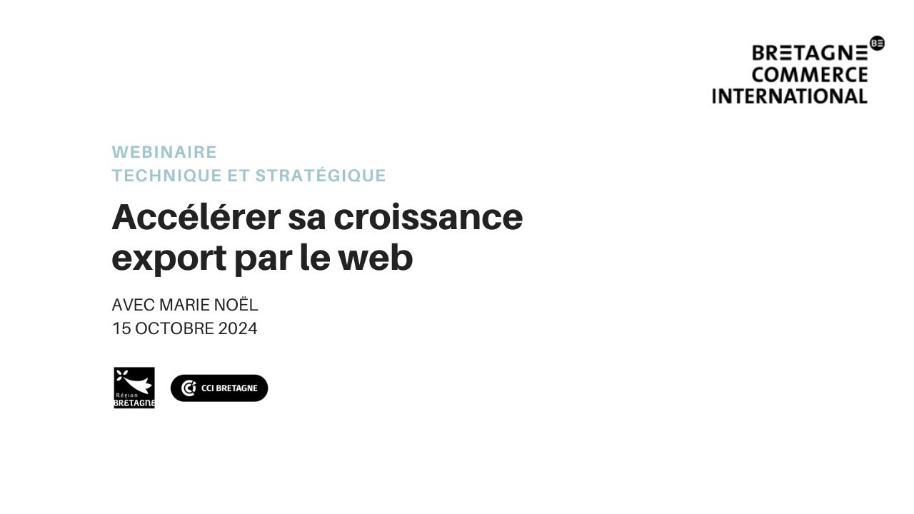 Accélérer sa croissance export par le web