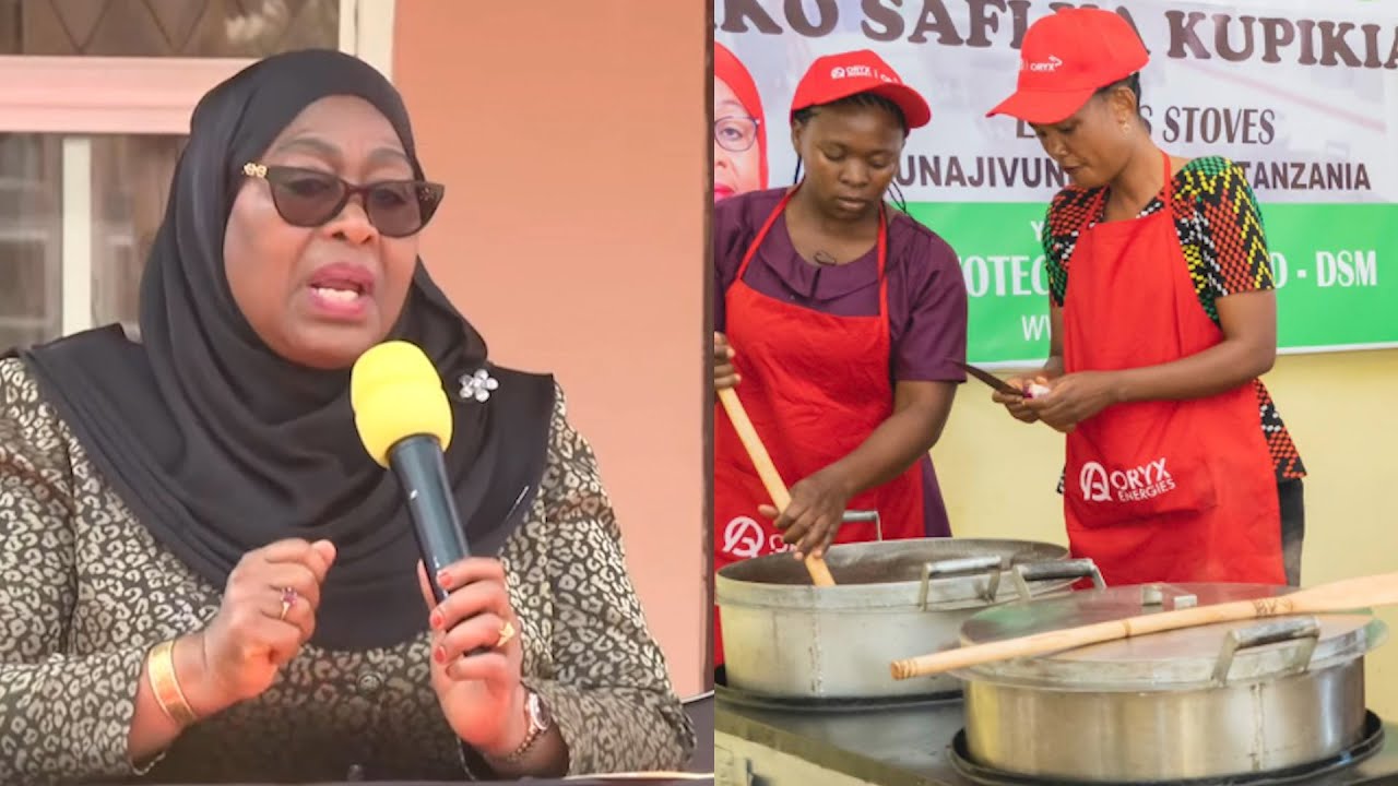 VIDEO: RAIS SAMIA AFURAHISHWA NA MATUMIZI YA NISHATI SAFI YA KUPIKIA