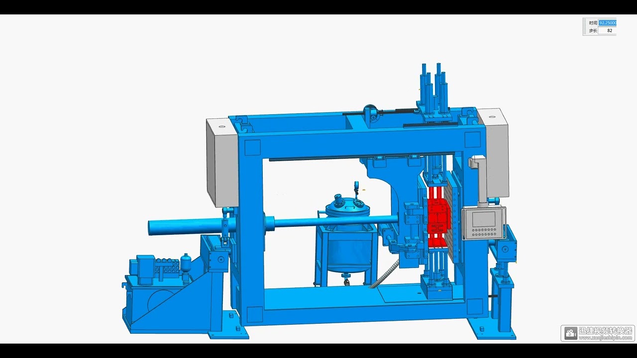 APG machine with flip-action plate makes loading and moving mould more convenient.