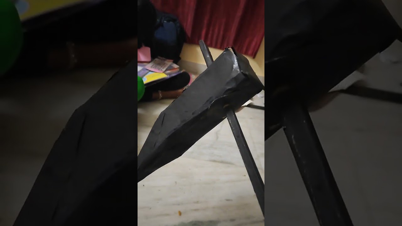 plough model /nagali model by using cardboard and black sheet