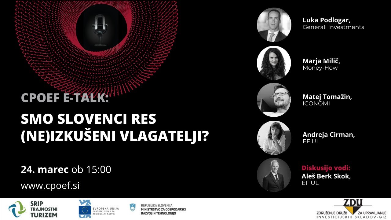 CPOEF E-TALK: Smo Slovenci res (ne)izkušeni vlagatelji?