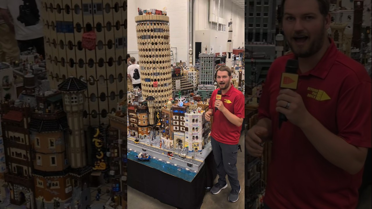 Huge LEGO Middle Eastern City at BrickFair Chantilly 2025 #lego