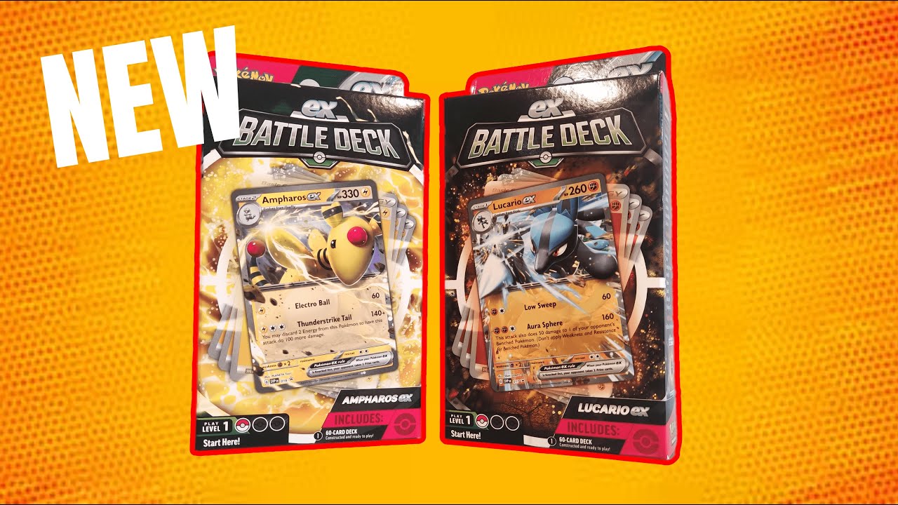 Testowanie produktu! Lucario vs Ampharos! ex Battle Decki!