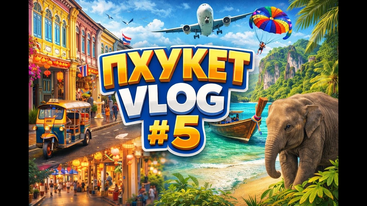 Пхукет VLOG #5: Наш типичный день в Тайланде | Лиля о школе | Чуть не угробил Дрон DJI NEO 2