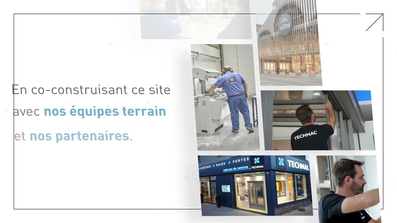 Nouveau site pro TECHNAL : le compagnon de vos projets