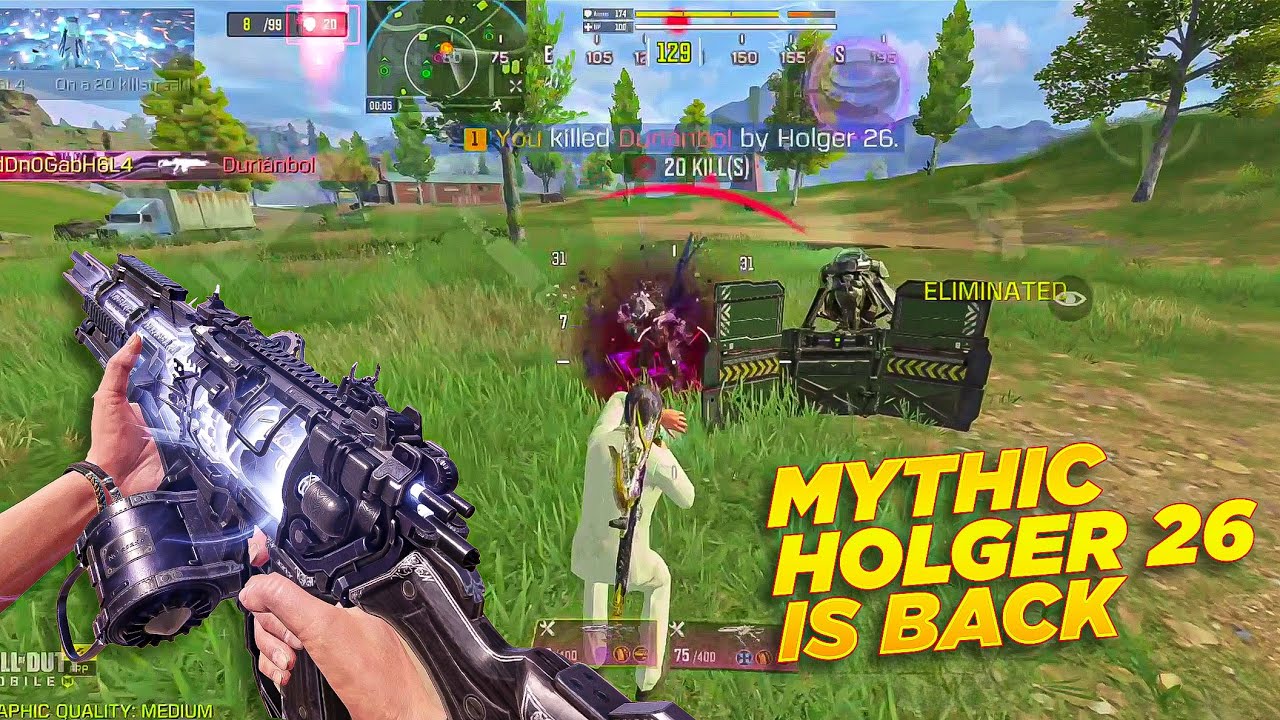 MYTHIC HOLGER 26 is BACK 😍 | SOLO VS SQUAD in LEGENDARY RANK | CODM