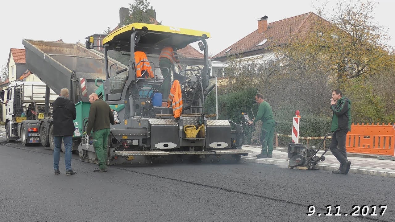 Erneuerung der Kurfürstenstraße in Wolfhagen 2017 in 4K, von tubehorst1