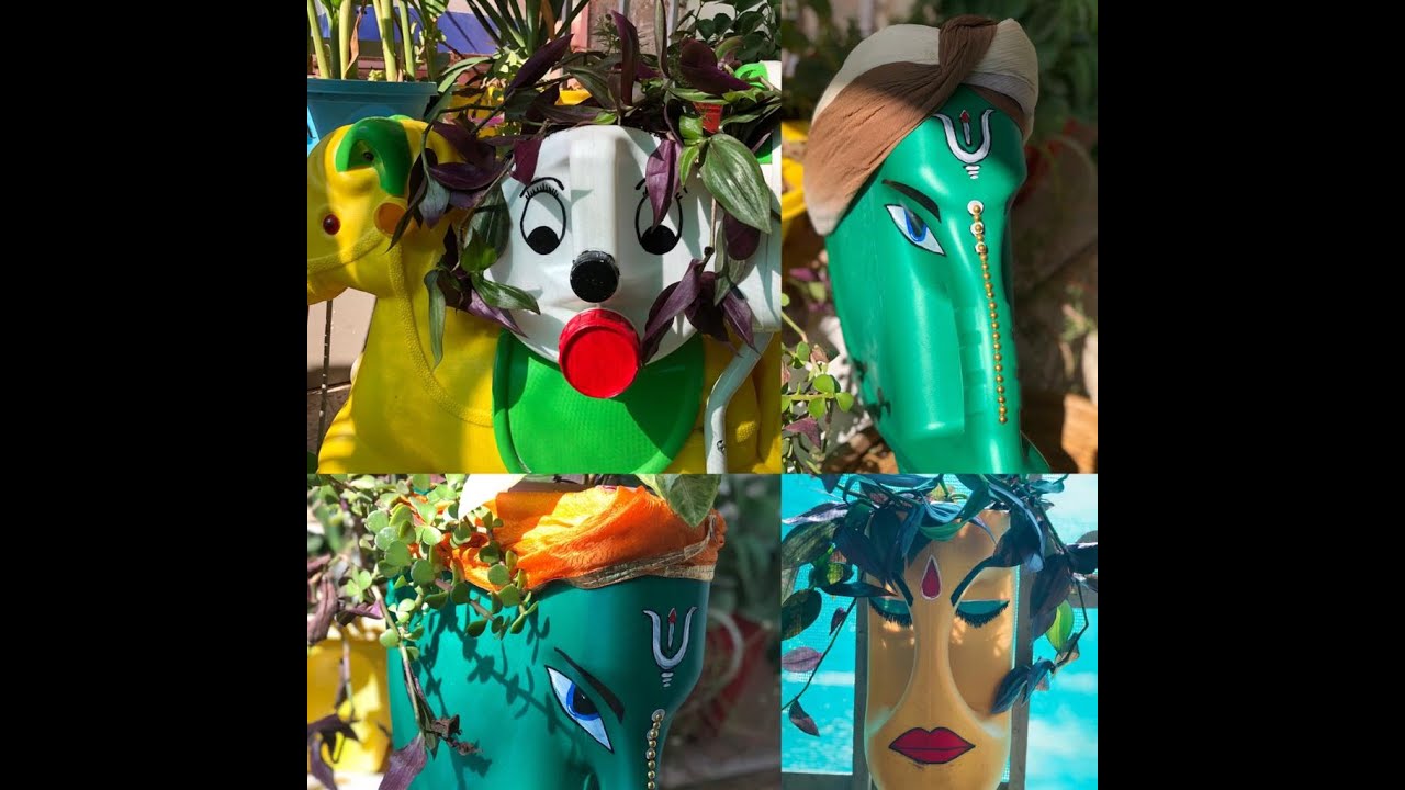 DIY Oil can planters/Best out of Waste/Recycle,Reuse,Reduce/Creative gardening ideas