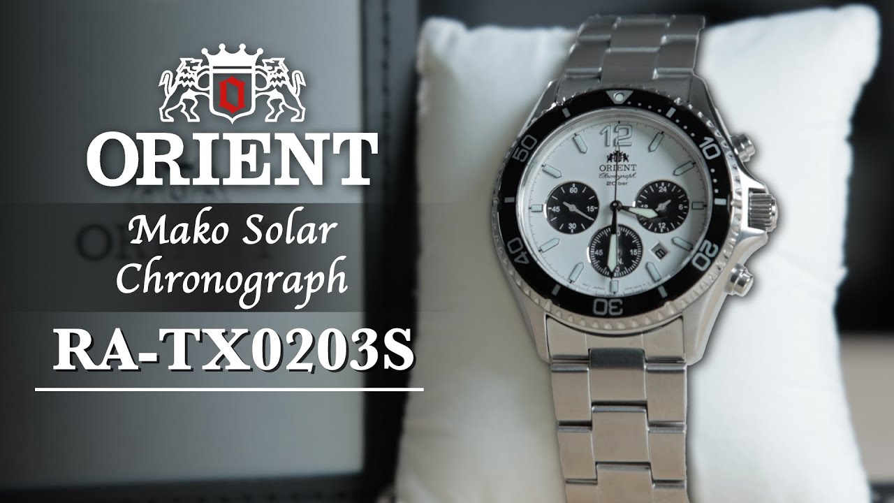 Orient Mako Solar Chronograph RA-TX0203S นาฬิกาสุดเท่ ในราคาที่จับต้องได้!!  | Hyper Pixel EP. 391