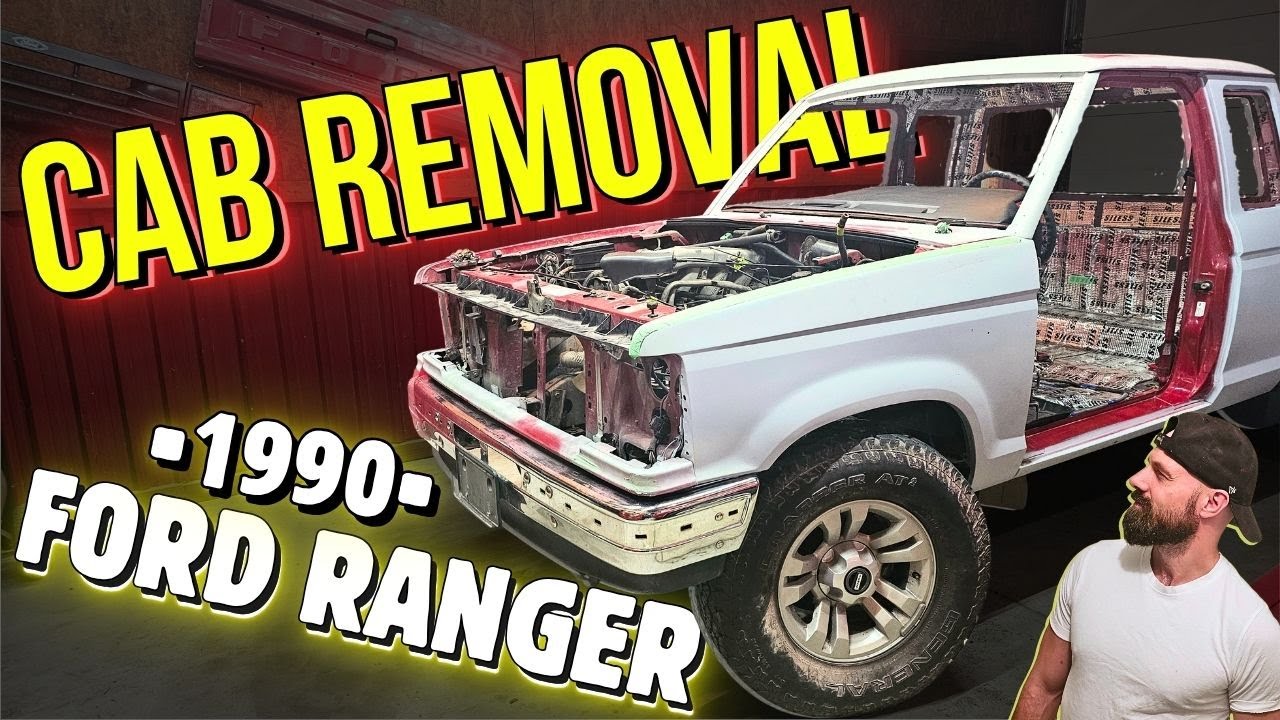 Restoring my 1990 FORD RANGER | SOLO CAB REMOVAL