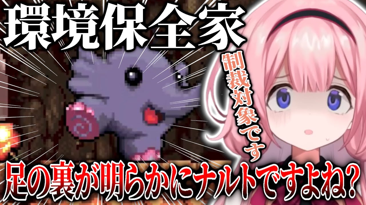 【環境保全家】敵を倒さない縛りの中、適当な理由でボスを環境破壊者扱いして制裁しようとする周央サンゴ【にじさんじ/切り抜き/周央サンゴ/星のカービィ鏡の大迷宮】