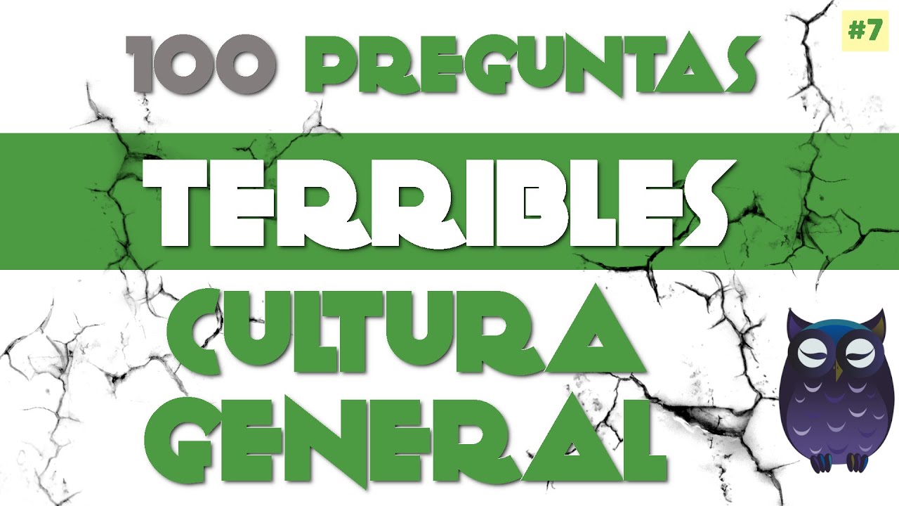 TEST de CULTURA GENERAL 💯 Nivel medio-alto / TEST / TRIVIA / QUIZ  / EXAMEN / Saber es Poder 🦉