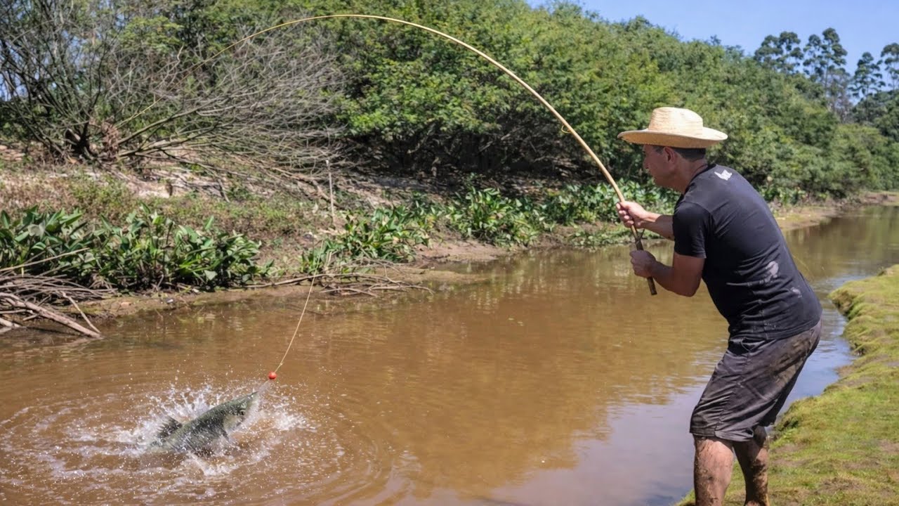 PESCARIA CAIPIRA, CORGUINHO LOTADO DE TRAÍRAS, ERA DEMAIS, PESCARIA!!!
