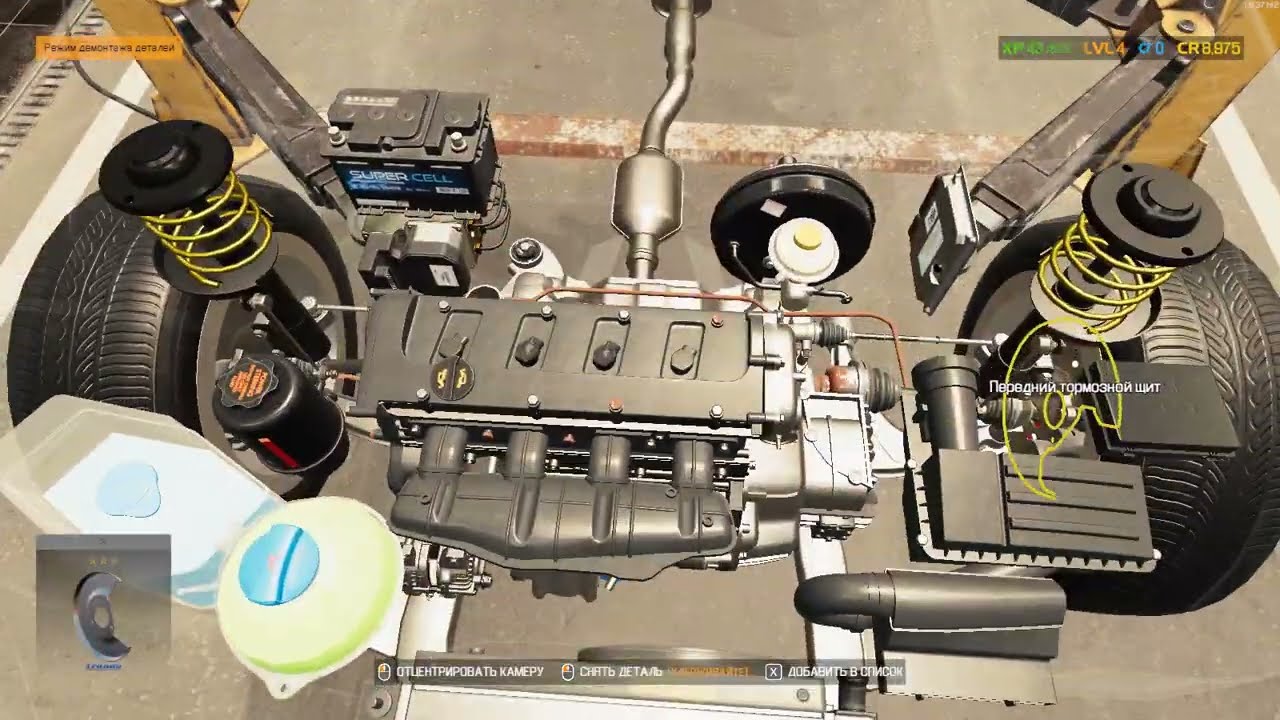 CAR MEXANIC SIMULATOR 2021 Ремонт HINATA MOON MK1 SUN RISE I4 DOHC BFM