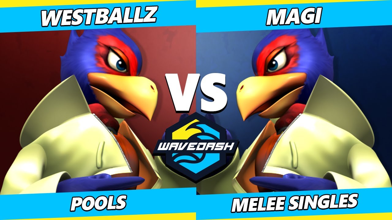 Wavedash 2023 - WestBallz (Falco) Vs. Magi (Falco) Smash Melee - SSBM