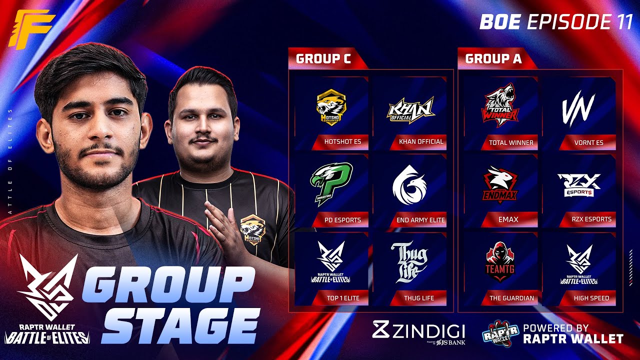 Battle of Elites EP-11 | Group Stages D3🔥| Powered by RAPTR Wallet | ‪@FreeFireEsportsPakistan ‬