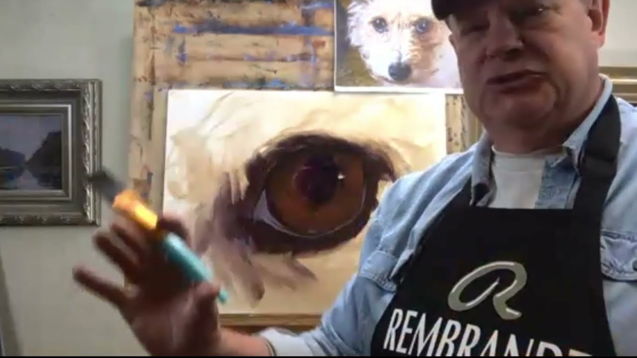 Painting a Dog Eye