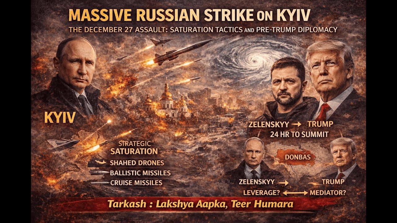 Ukrainian capital Kyiv under massive Russian attack