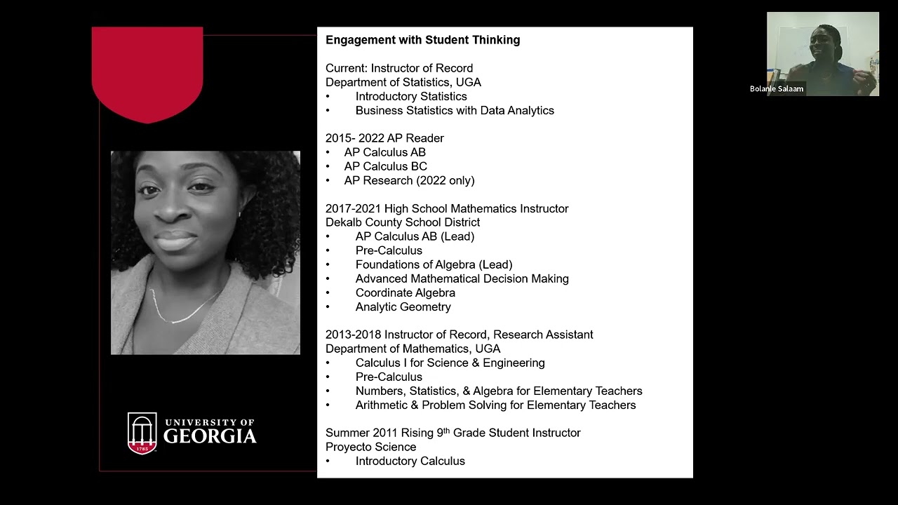 TMWYF: Student thinking through the lens of real analysis (Bolanle Salaam)