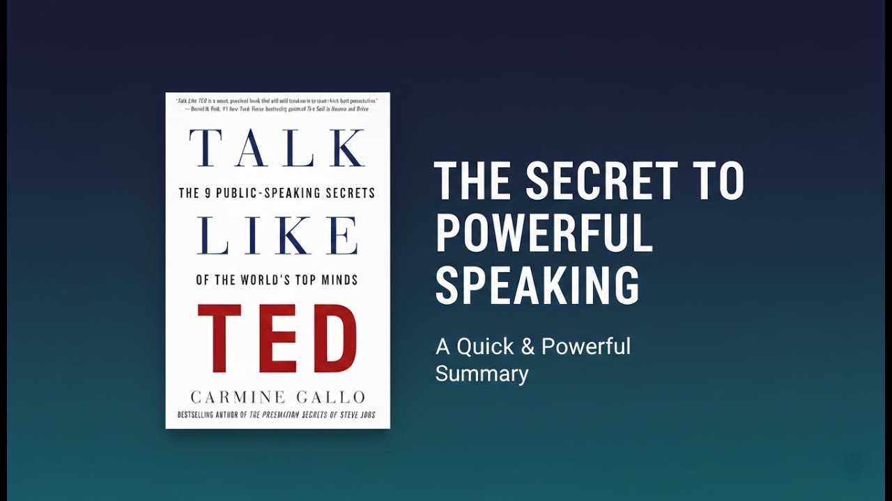 Talk Like TED: The Secrets Great Speakers Use (Podcast Summary)