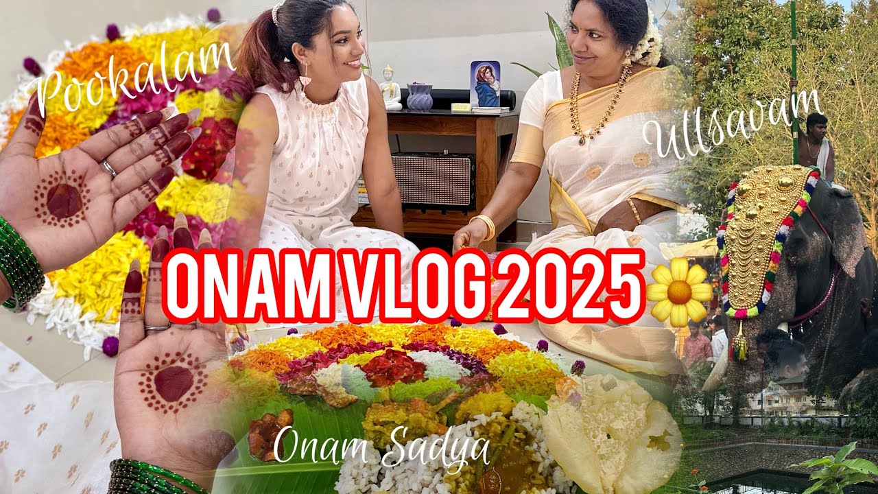 🌸ഞാനും അമ്മയും ചേർന്ന് ഒരുക്കിയ Onam 2025 || Simple Onam Vlog 🌺 
