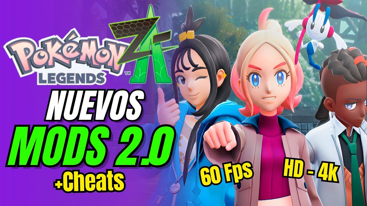 Nueva versión Pokemon ZA en PC🥒Nuevos Mods y Cheats🥒Emulador de Nintendo Switch
