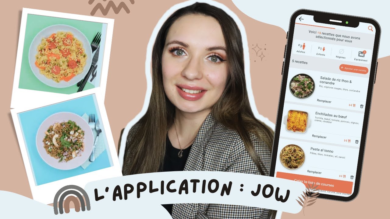 JE TESTE L'APPLI : JOW (recettes, courses, drive)