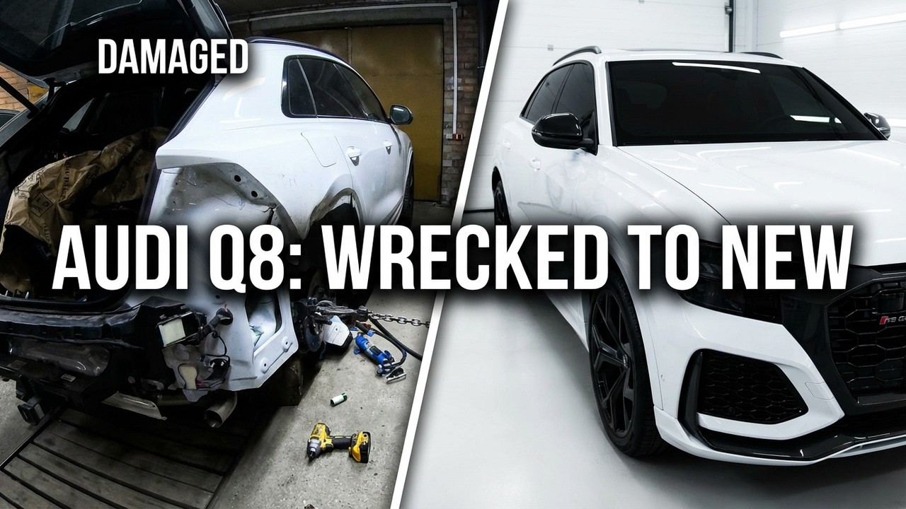 Audi Q8 Aluminum Repair: What Happens When You Hit the Quarter Panel?