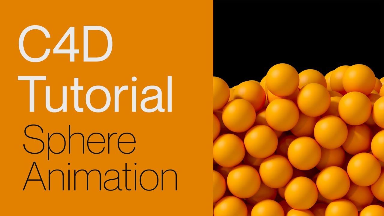 How to Create a Sphere Animation - Cinema 4D Tutorial