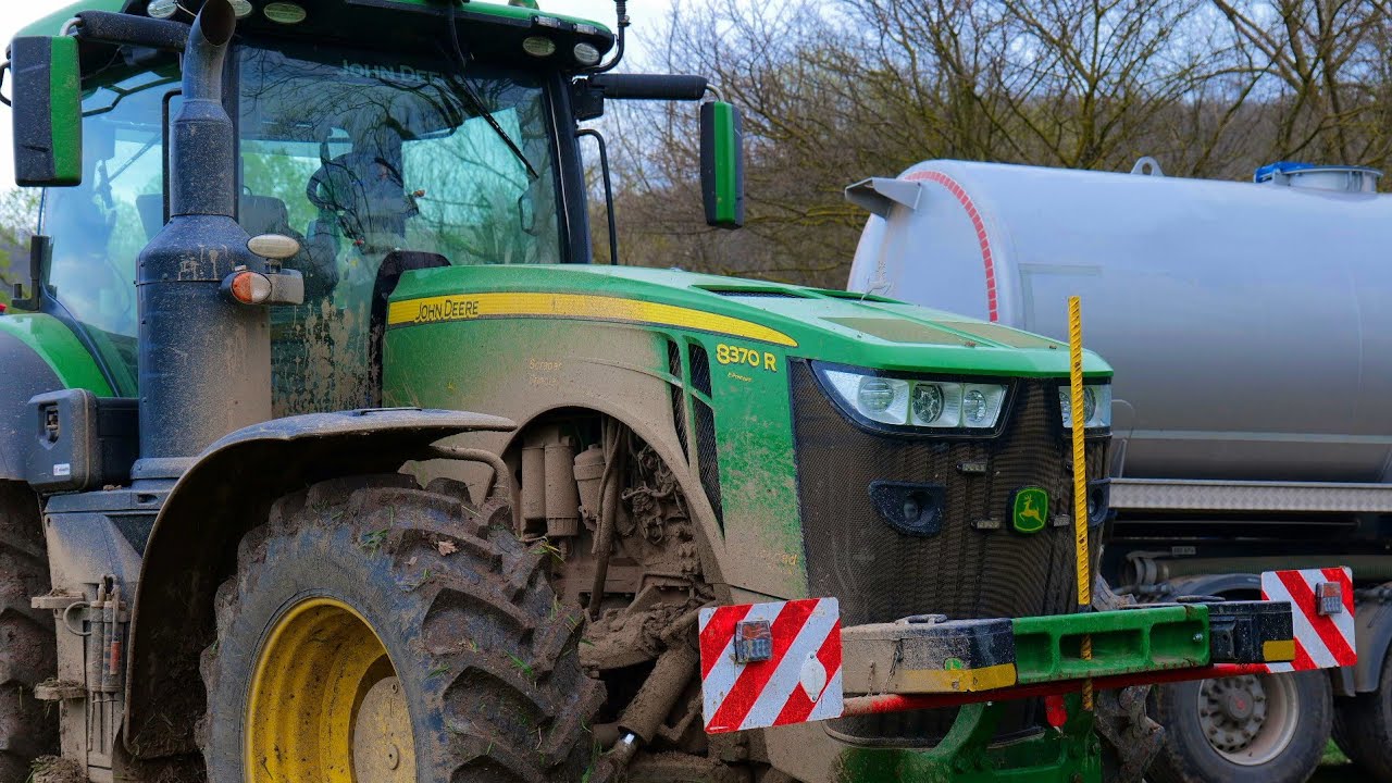 🔥2X John Deere 8370R🔥 l Postrekovanie 2024 l Donau farm Kalná nad Hronom