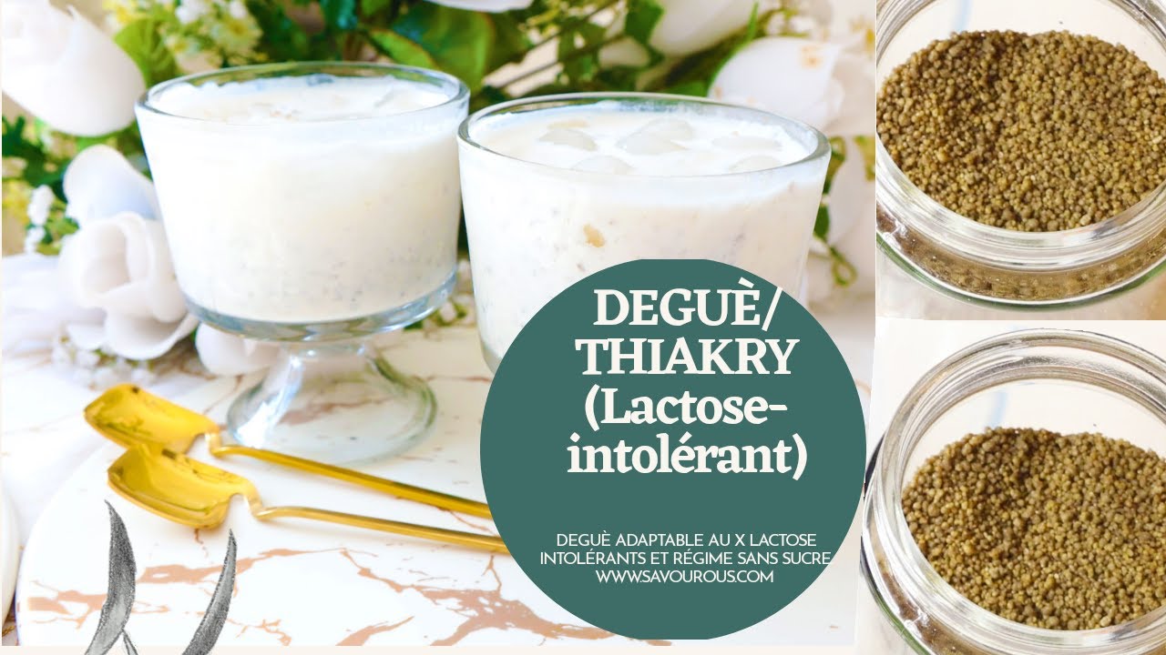 D&egrave;gu&egrave; or Thiakry ,quick, easy & delicious! Du D&eacute;gu&ecirc; facile et delicieux (sans lactose, #lactoseFree)