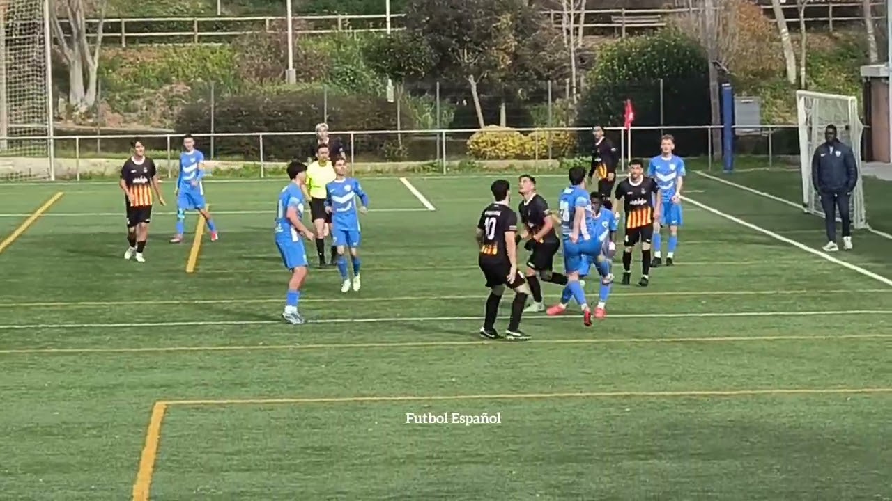 Campeonato Cataluña 24/25 CF Calella -CF Sant Cebria 2:1. División Tercera. Momentos del partido.