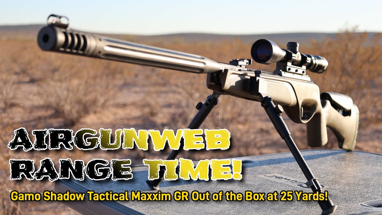 Gamo Shadow Tactical Maxxim GR .22 - OUT OF THE BOX DEMO at 25 Yards - a Gamo USA Exclusive!
