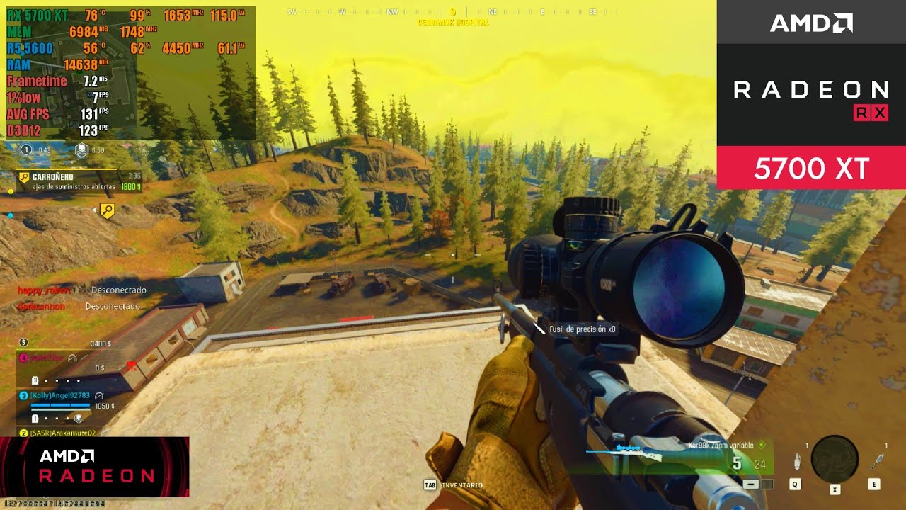 WARZONE VERDANKS BALANCED GRAPHICS | RX 5700 XT 8GB